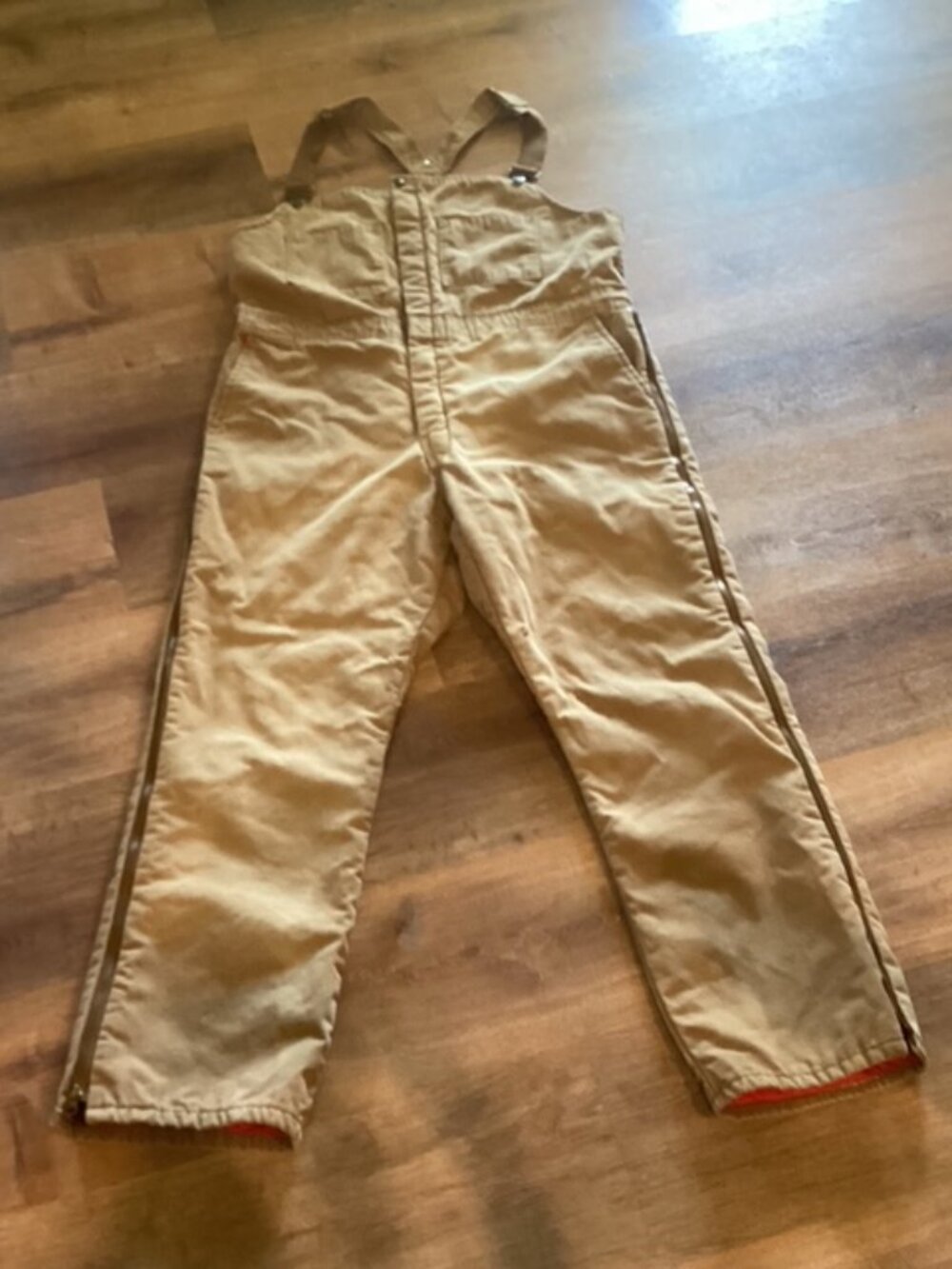 Insulated Bib Overalls Walls Blizzard-Pruf XL Tall Full Length Leg Zippers